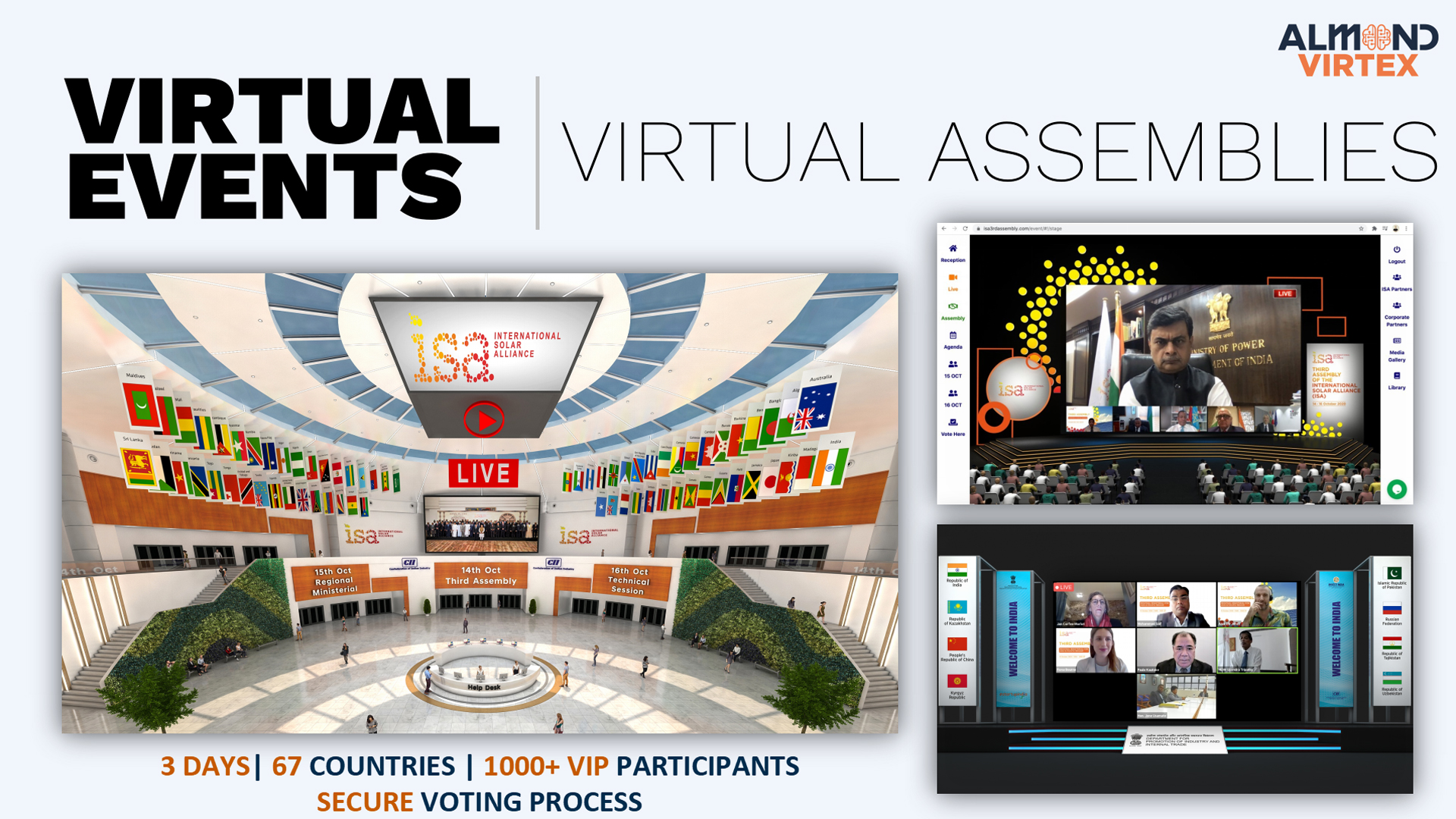 Almond Virtex Virtual Event Platform - Virtual Assembly