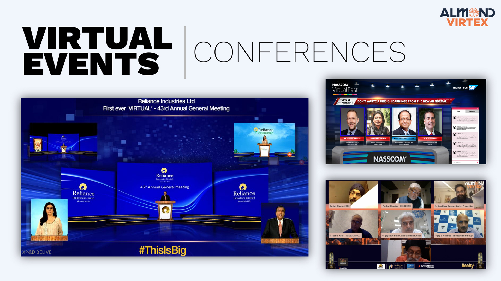 Almond Virtex Virtual Event Platform - Conferences